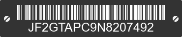 2022 SUBARU Crosstrek JF2GTAPC9N8207492 VIN decoded