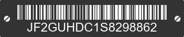2025 SUBARU Crosstrek JF2GUHDC1S8298862 VIN decoded