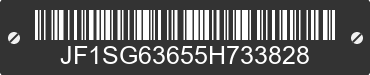 2005 SUBARU Forester JF1SG63655H733828 VIN decoded