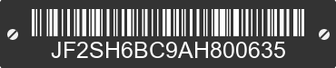 2010 SUBARU Forester JF2SH6BC9AH800635 VIN decoded