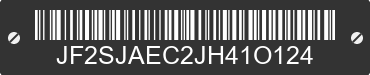 2018 SUBARU Forester JF2SJAEC2JH41O124 VIN decoded