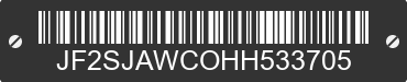2017 SUBARU Forester JF2SJAWCOHH533705 VIN decoded
