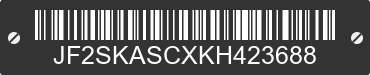 2019 SUBARU Forester JF2SKASCXKH423688 VIN decoded