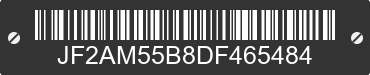 1983 SUBARU GL JF2AM55B8DF465484 VIN decoded