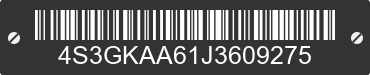 2018 SUBARU Impreza 4S3GKAA61J3609275 VIN decoded