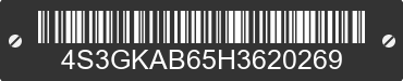 2017 SUBARU Impreza 4S3GKAB65H3620269 VIN decoded