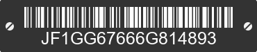 2006 SUBARU Impreza JF1GG67666G814893 VIN decoded