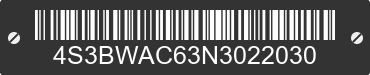 2022 SUBARU Legacy 4S3BWAC63N3022030 VIN decoded