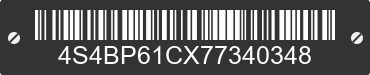 2007 SUBARU Outback 4S4BP61CX77340348 VIN decoded