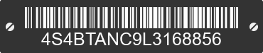2020 SUBARU Outback 4S4BTANC9L3168856 VIN decoded