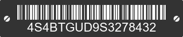 2025 SUBARU Outback 4S4BTGUD9S3278432 VIN decoded