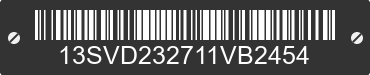 2001 SUNDOWNER ValueLite 13SVD232711VB2454 VIN decoded
