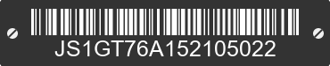 2005 SUZUKI GSX-R1000 JS1GT76A152105022 VIN decoded