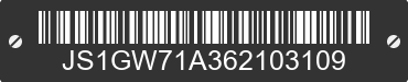 2006 SUZUKI GSX1300R JS1GW71A362103109 VIN decoded