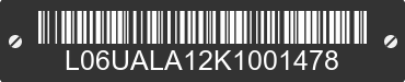 2019 TAIZHOU NEBULA POWER CO., LTD MODEL A L06UALA12K1001478 VIN decoded