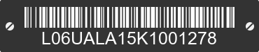 2019 TAIZHOU NEBULA POWER CO., LTD MODEL A L06UALA15K1001278 VIN decoded
