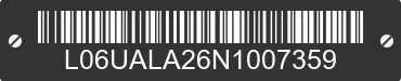 2022 TAIZHOU NEBULA POWER CO., LTD MODEL A L06UALA26N1007359 VIN decoded