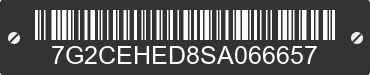 2025 TESLA Cybertruck 7G2CEHED8SA066657 VIN decoded