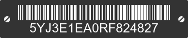 2024 TESLA Model 3 5YJ3E1EA0RF824827 VIN decoded