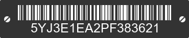 2023 TESLA Model 3 5YJ3E1EA2PF383621 VIN decoded