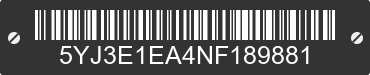 2022 TESLA Model 3 5YJ3E1EA4NF189881 VIN decoded