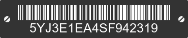 2025 TESLA Model 3 5YJ3E1EA4SF942319 VIN decoded