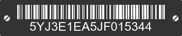 2018 TESLA Model 3 5YJ3E1EA5JF015344 VIN decoded