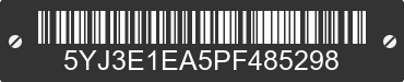 2023 TESLA Model 3 5YJ3E1EA5PF485298 VIN decoded
