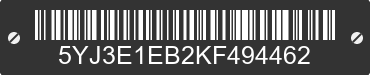 2019 TESLA Model 3 5YJ3E1EB2KF494462 VIN decoded