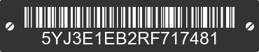 2024 TESLA Model 3 5YJ3E1EB2RF717481 VIN decoded