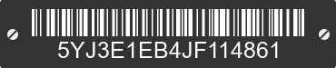 2018 TESLA Model 3 5YJ3E1EB4JF114861 VIN decoded