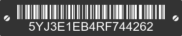 2024 TESLA Model 3 5YJ3E1EB4RF744262 VIN decoded