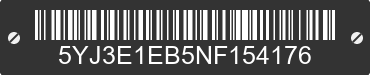 2022 TESLA Model 3 5YJ3E1EB5NF154176 VIN decoded