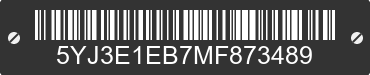 2021 TESLA Model 3 5YJ3E1EB7MF873489 VIN decoded