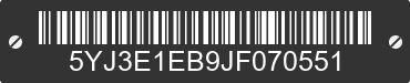 2018 TESLA Model 3 5YJ3E1EB9JF070551 VIN decoded