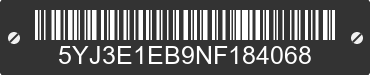 2022 TESLA Model 3 5YJ3E1EB9NF184068 VIN decoded