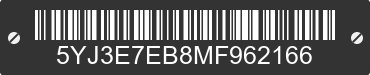 2021 TESLA Model 3 5YJ3E7EB8MF962166 VIN decoded