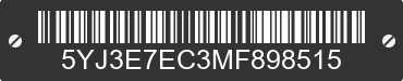 2021 TESLA Model 3 5YJ3E7EC3MF898515 VIN decoded