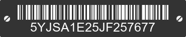 2018 TESLA Model S 5YJSA1E25JF257677 VIN decoded