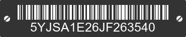 2018 TESLA Model S 5YJSA1E26JF263540 VIN decoded