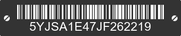 2018 TESLA Model S 5YJSA1E47JF262219 VIN decoded