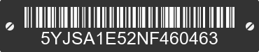 2022 TESLA Model S 5YJSA1E52NF460463 VIN decoded