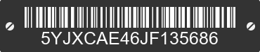 2018 TESLA Model X 5YJXCAE46JF135686 VIN decoded