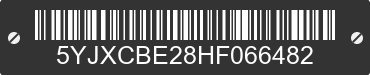 2017 TESLA Model X 5YJXCBE28HF066482 VIN decoded
