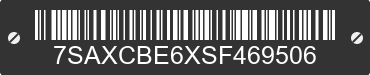 2025 TESLA Model X 7SAXCBE6XSF469506 VIN decoded