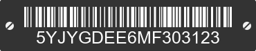 2021 TESLA Model Y 5YJYGDEE6MF303123 VIN decoded