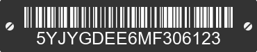 2021 TESLA Model Y 5YJYGDEE6MF306123 VIN decoded