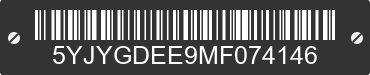 2021 TESLA Model Y 5YJYGDEE9MF074146 VIN decoded