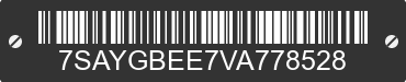 2027 TESLA Model Y 7SAYGBEE7VA778528 VIN decoded