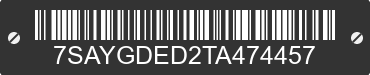 2026 TESLA Model Y 7SAYGDED2TA474457 VIN decoded
